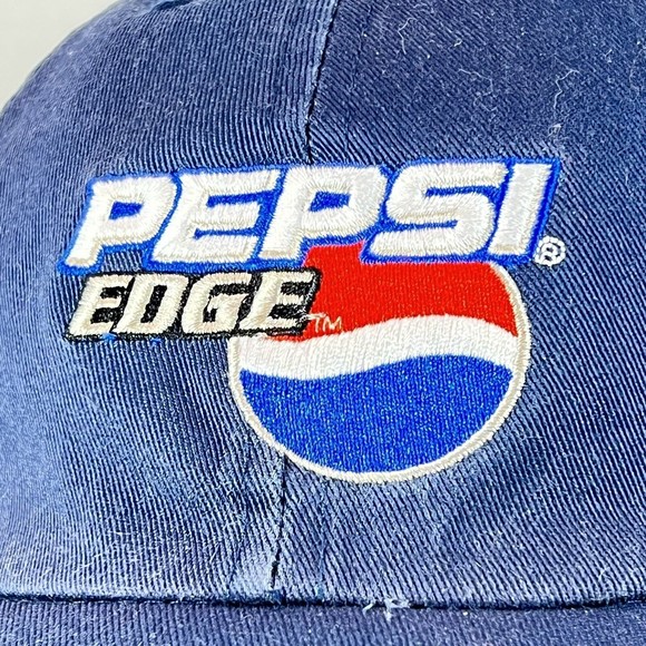 VTG Pepsi Edge Delivery Driver Vendor Strapback Cap Hat - Picture 2 of 10